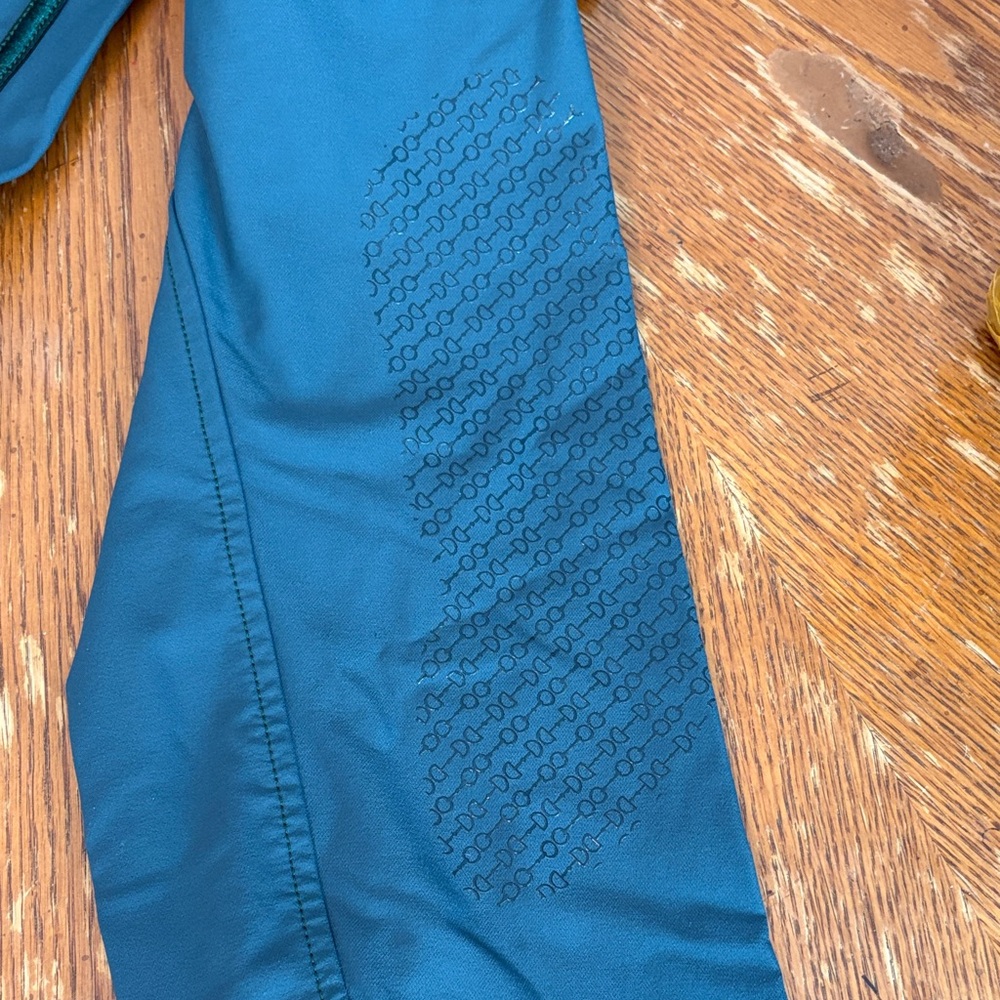 Dover Women's Green Riding Pants Knee Patch Breech size 24 - Picture 5 of 5